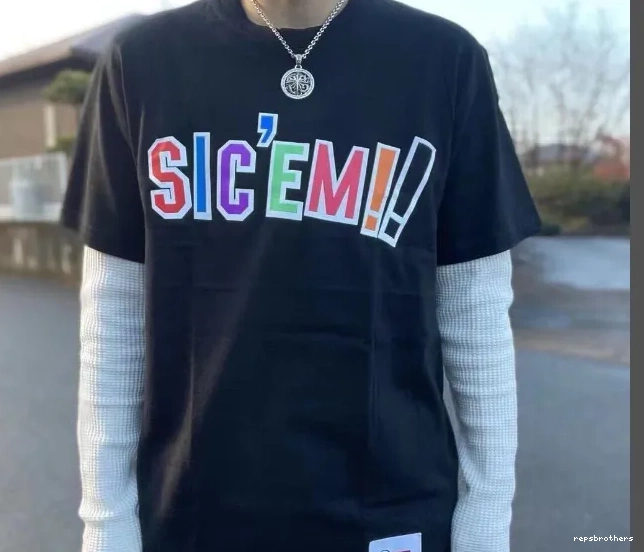 L Color Tee  M and Sic'em! XL Black 21FW Letter ￥99 White S WTAPS 1012